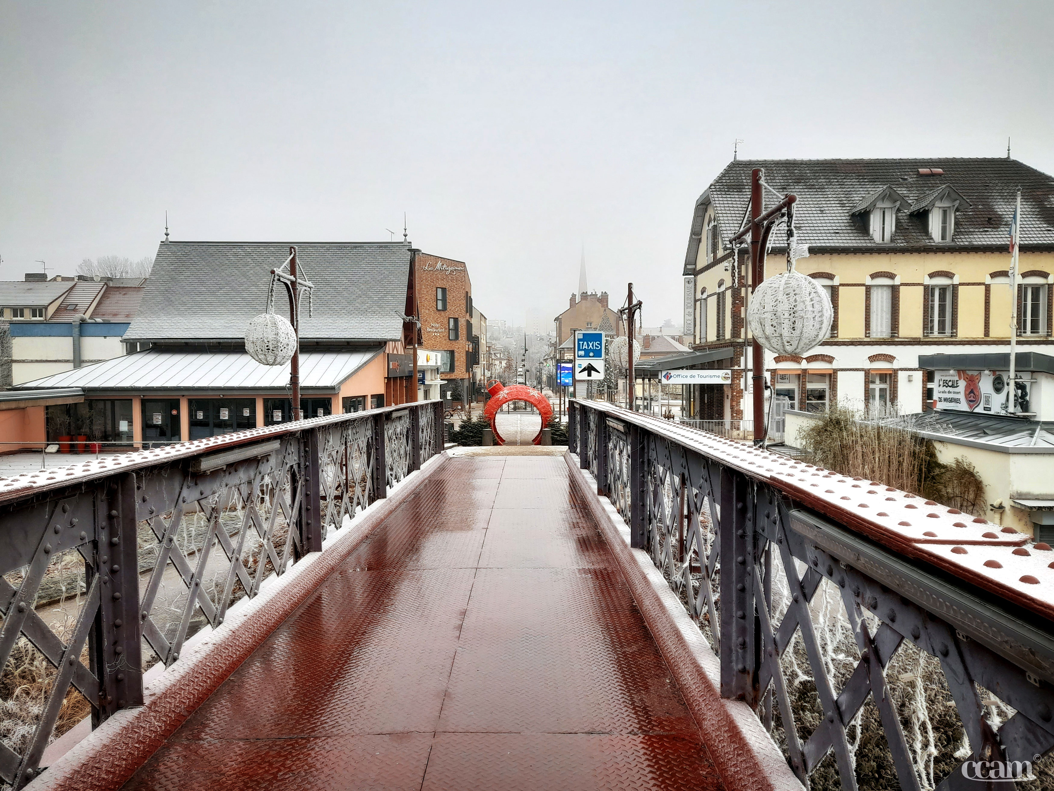 Neige et givre dans le Migennois