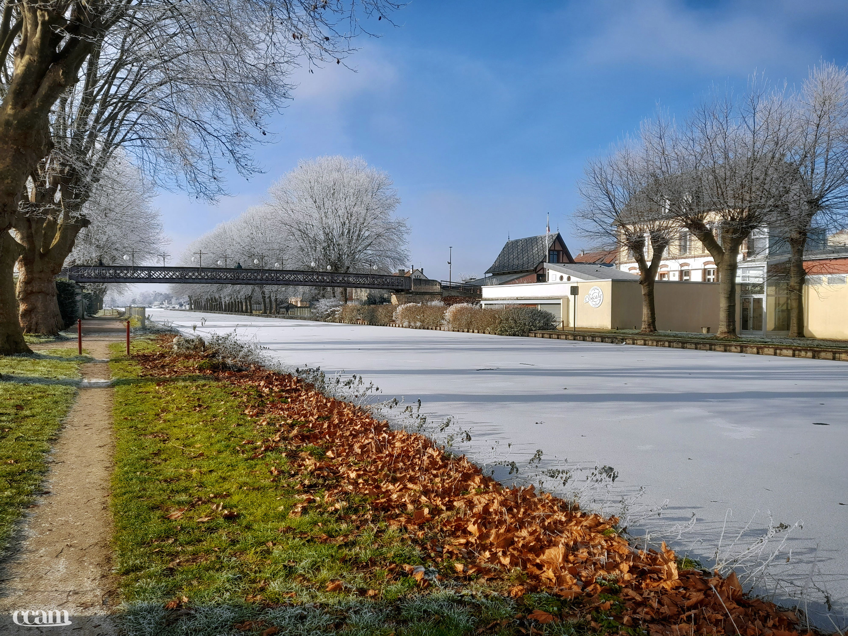 Neige et givre dans le Migennois