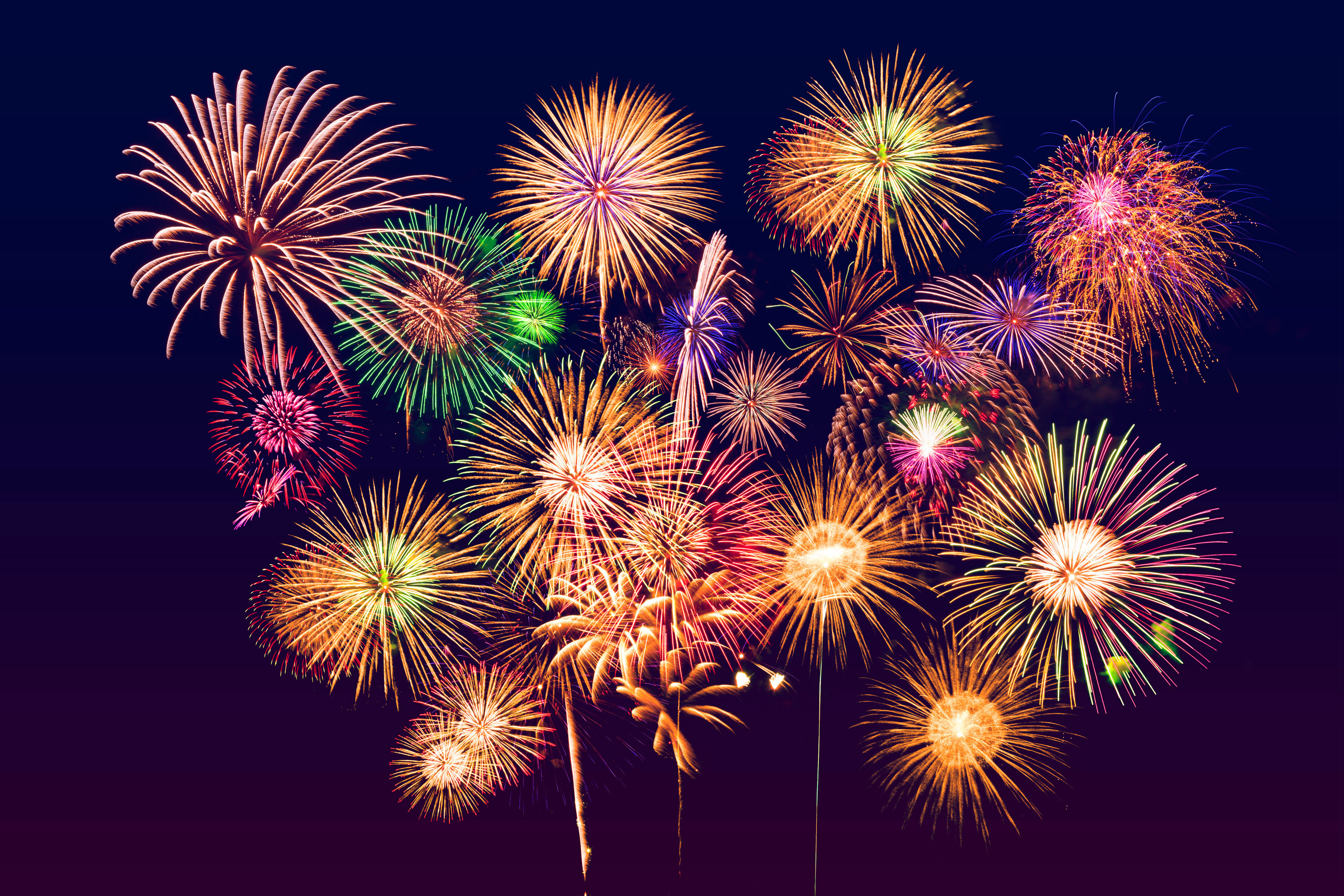 Feu d'artifice le 14 Juillet