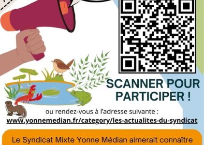 Le Syndicat Mixte Yonne Médian sollicite votre avis