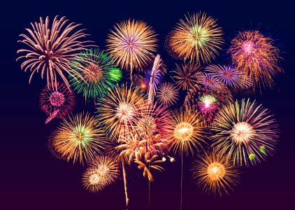 Feu d'artifice le 14 Juillet