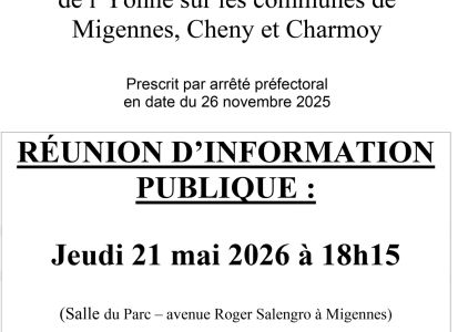 Réunion Publique - Révision du Plan de Prévention des Risques d'inondation (PPRi)