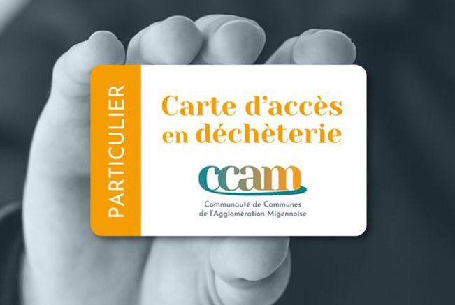 Carte decheterie CCAM